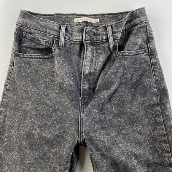 Levis Mile High Rise Super Skinny Jeans EUC - Picture 4 of 7